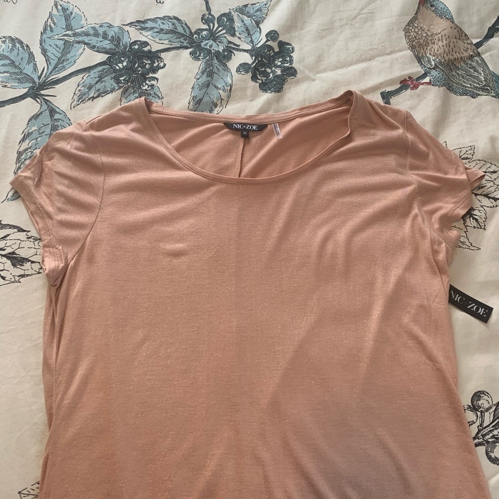 Nic+Zoe Shimmer Tee, NWT